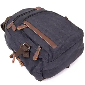 Текстильний рюкзак Vintage 20600 Чорний UA