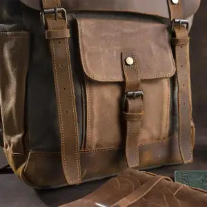Рюкзак дорожній Vintage 20113 Сірий UA