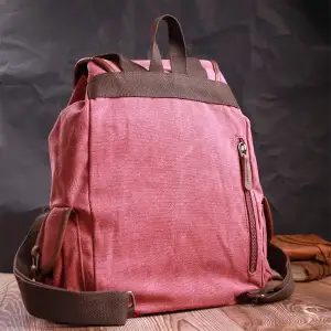 Текстильний рюкзак Vintage 22153 Бордовий UA