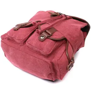 Текстильний рюкзак Vintage 22153 Бордовий UA