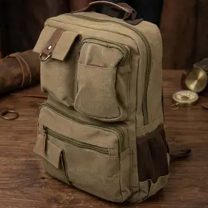 Рюкзак дорожній Vintage 20620 Оливковий UA