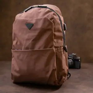 Текстильний рюкзак Vintage 20626 Коричневий UA