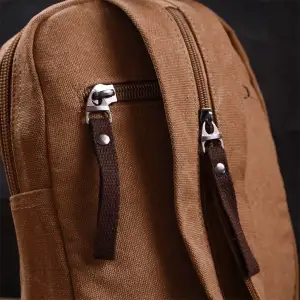 Текстильний рюкзак Vintage 22183 Коричневий UA