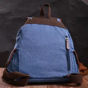 Текстильний рюкзак Vintage 22154 Синій UA