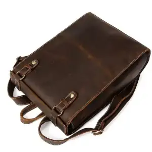 Шкіряний рюкзак Vintage 14796 Коричневий UA