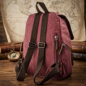 Текстильний рюкзак Vintage 20195 Малиновый UA