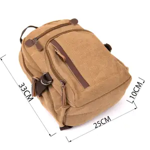 Текстильний рюкзак Vintage 20603 Хакі UA
