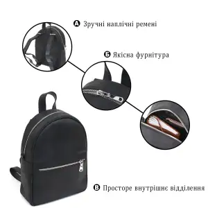 Шкіряний рюкзак Shvigel 16313 Чорний UA