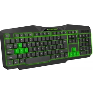 Клавіатура Esperanza EGK201 GReen USB LED UA