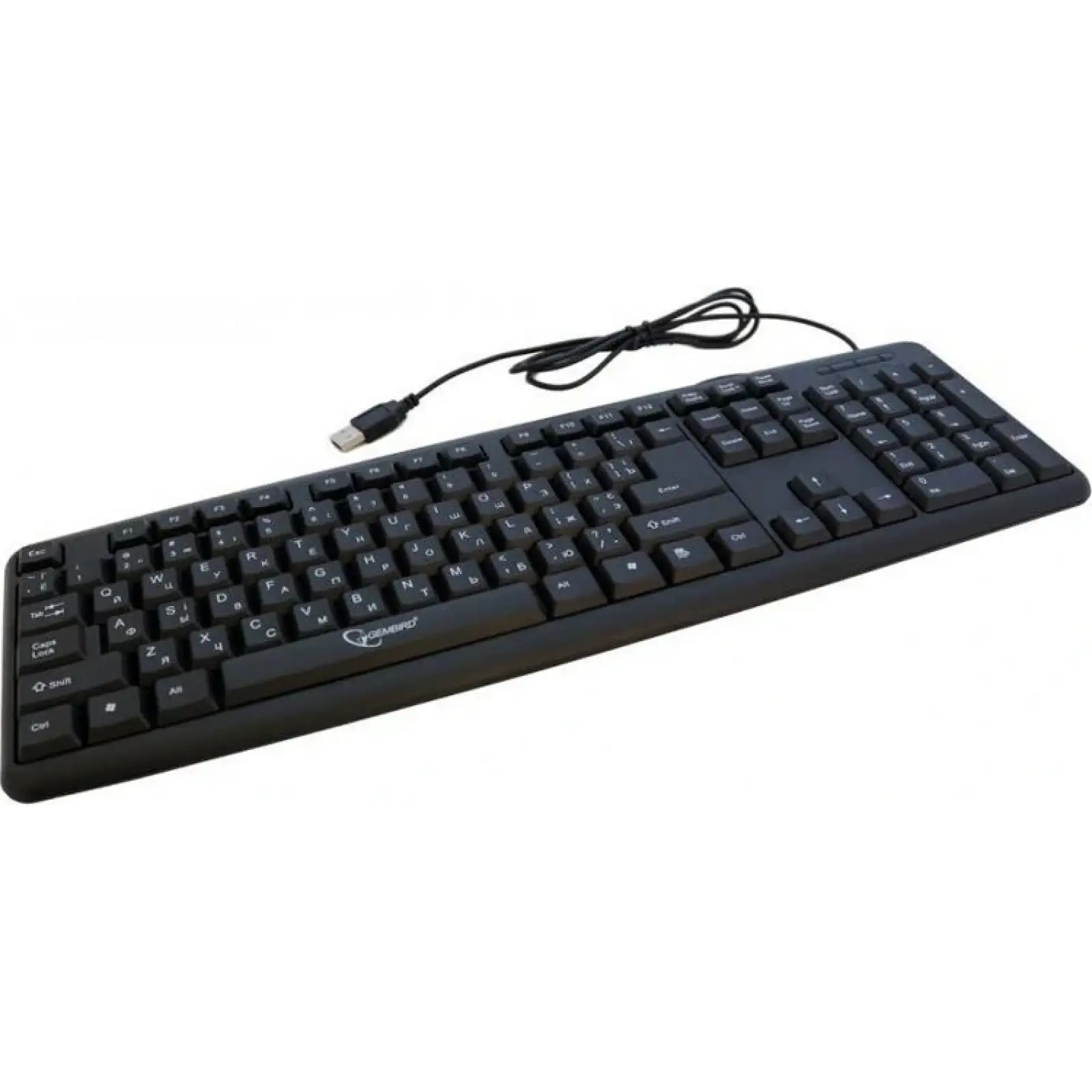 Клавиатура Gembird KB-U-103-UA Black USB UA