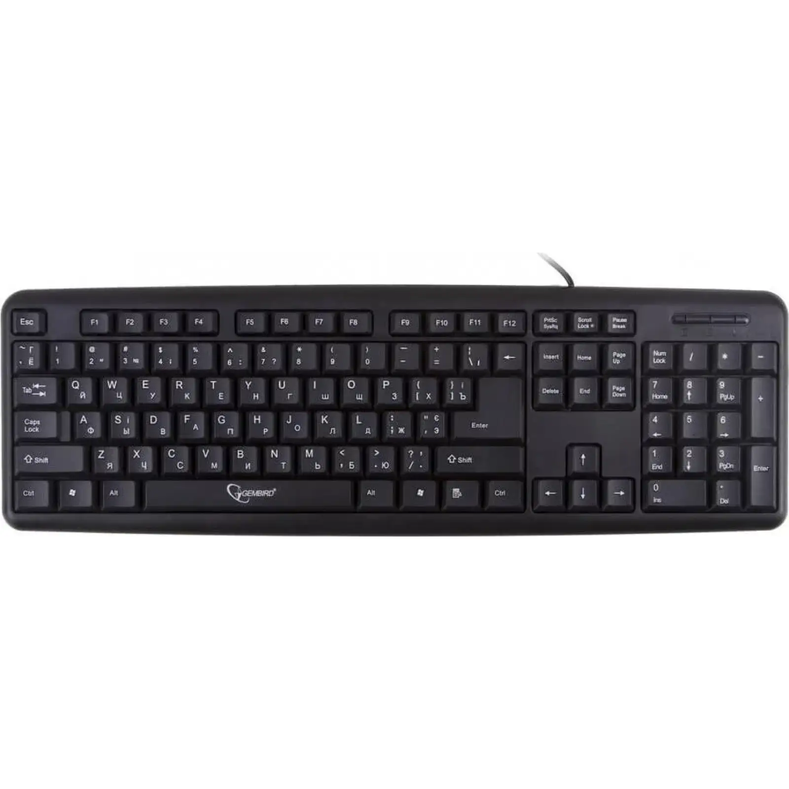 Клавиатура Gembird KB-U-103-UA Black USB UA