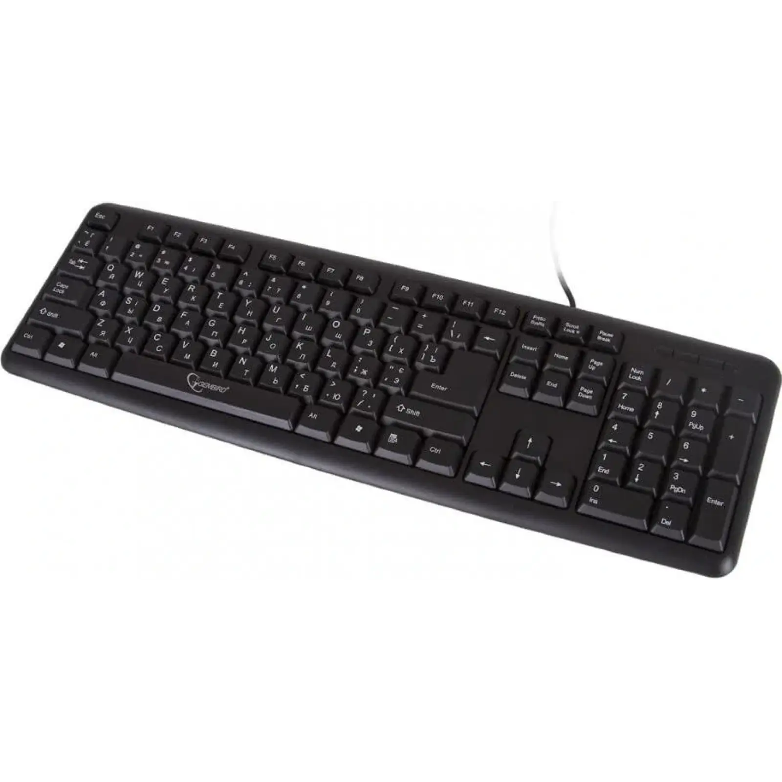Клавиатура Gembird KB-U-103-UA Black USB UA