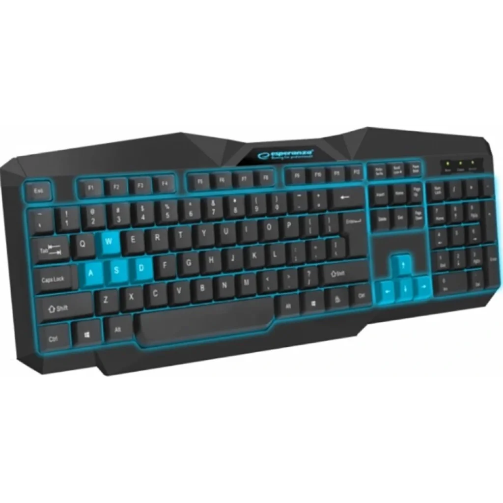Клавиатура Esperanza EGK201 USB Blue LED (EGK201BUA) UA