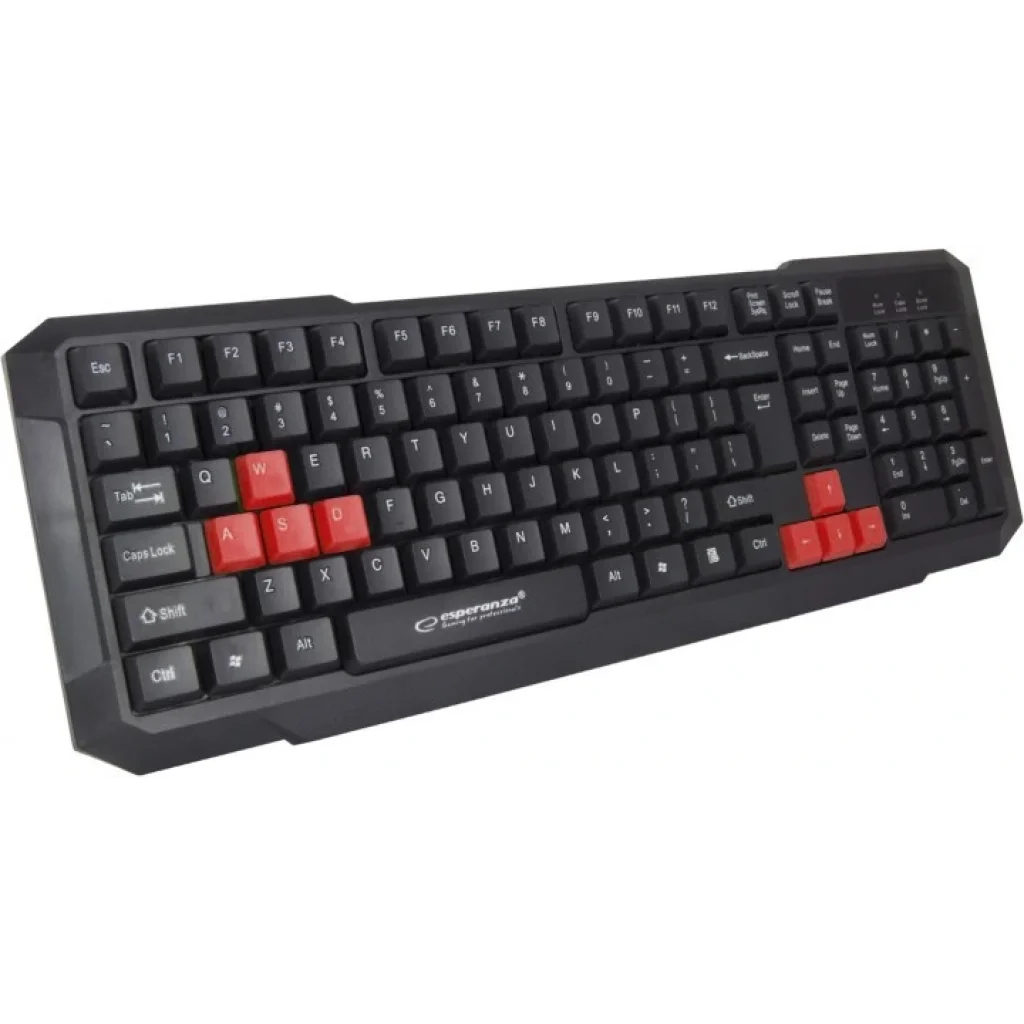 Клавіатура Esperanza EGK102 USB Red (EGK102RUA) UA