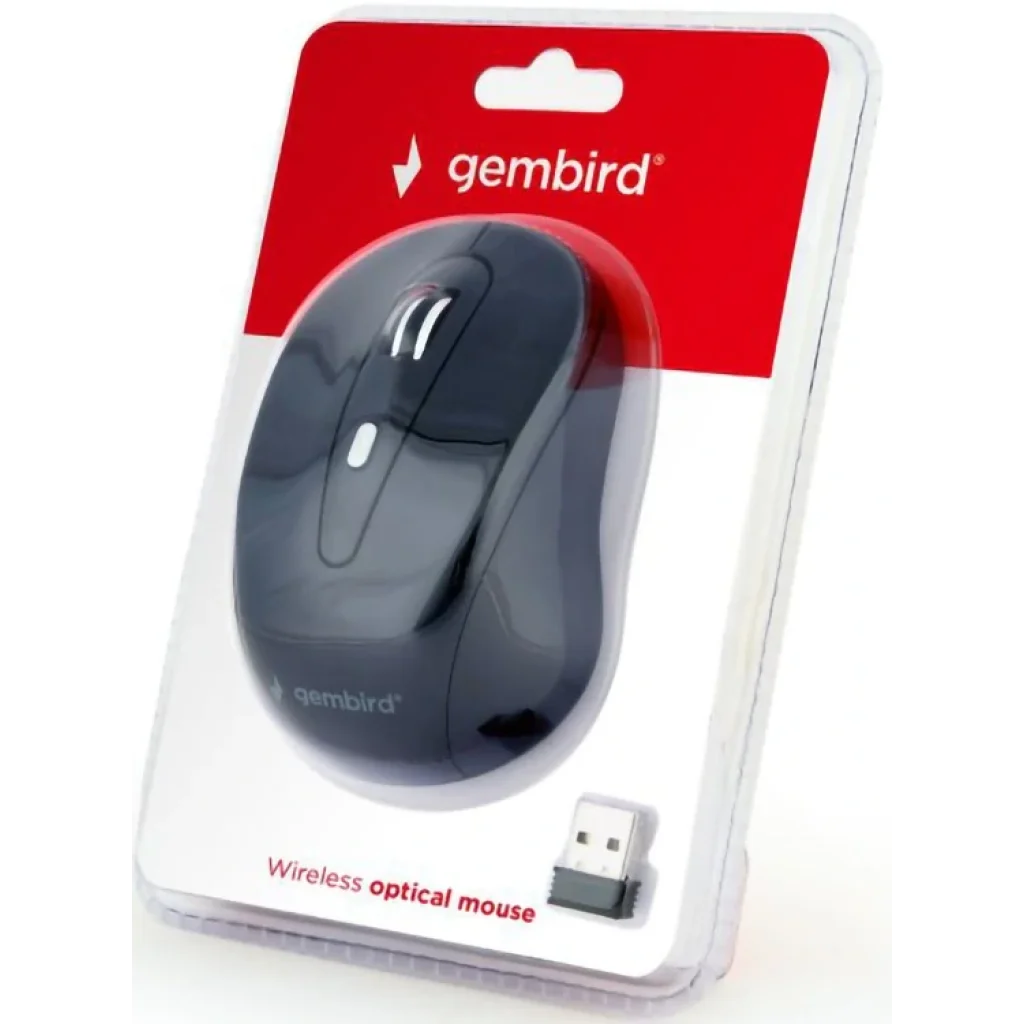 Миша бездротова Gembird MUSW-6B-01 Wireless Black UA