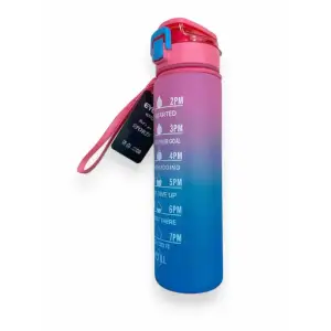 Пляшка для води EYUN 900ml GY-542 Рожевий-синій