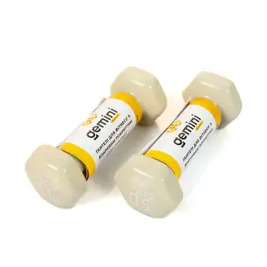 Гантелі Gemini Sport для фітнесу з вініловим покриттям 2шт по 0.5кг GSD-0.5MILK PRC