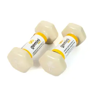 Гантелі Gemini Sport для фітнесу з вініловим покриттям 2шт по 1.0кг GSD-1.0MILK PRC