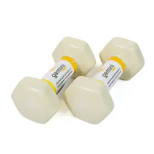 Гантелі Gemini Sport для фітнесу з вініловим покриттям 2шт по 2.0кг GSD-2.0MILK PRC