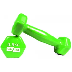Гантелі для фітнесу з вініловим покриттям 2шт GoDo GD-0.5GR PRC