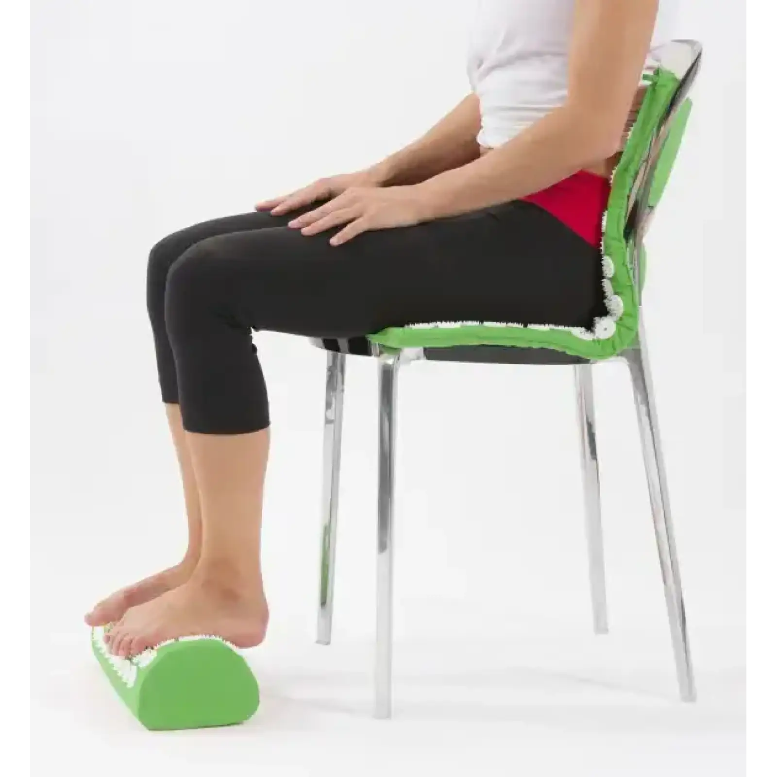 Килимок масажний аплікатор Кузнєцова Acupressure65см 40см Синій YG2891 Чорний Без бренду