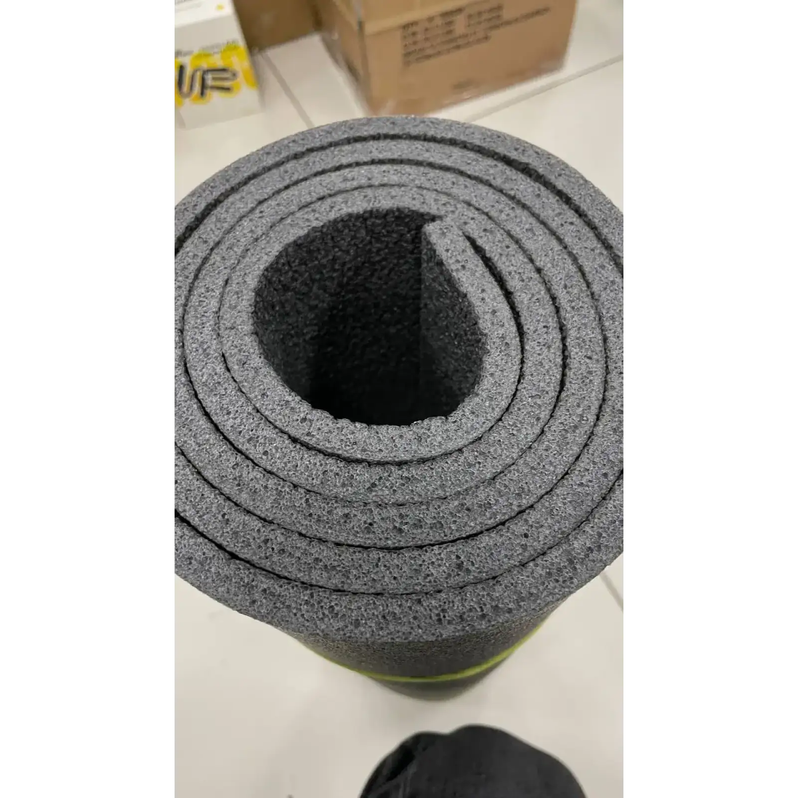 Килимок туристичний (каремат) HEX 10MM 180см 60см 10мм Сірий (HEX-10ММ)