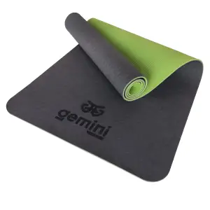 Килимок для фітнесу та йоги Gemini Sport TPE+TC 6мм GE-60014