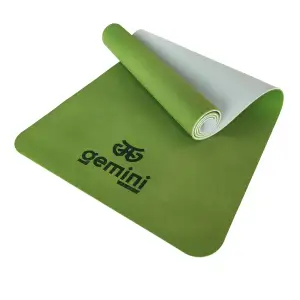 Килимок для фітнесу та йоги Gemini Sport TPE+TC 6мм GE-60021