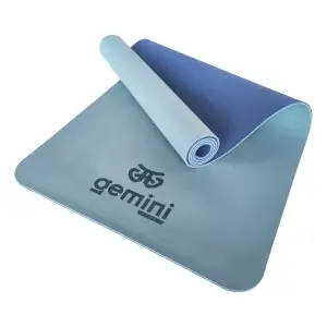 Килимок для фітнесу та йоги Gemini Sport TPE+TC 6мм GE-60020