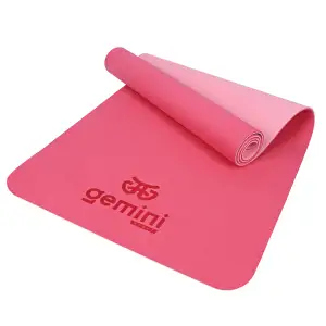 Килимок для фітнесу та йоги Gemini Sport TPE+TC 6мм GE-60016