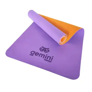 Килимок для фітнесу та йоги Gemini Sport TPE+TC 6мм GE-60007