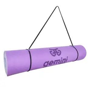 Килимок для фітнесу та йоги Gemini Sport TPE+TC 6мм GE-60009