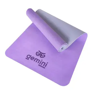 Килимок для фітнесу та йоги Gemini Sport TPE+TC 6мм GE-60009