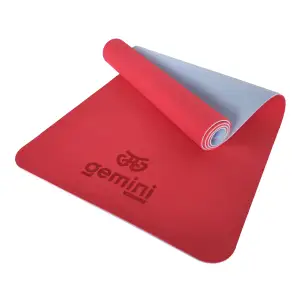 Килимок для фітнесу та йоги Gemini Sport TPE+TC 6мм GE-60017