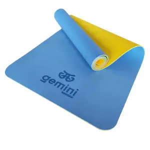 Килимок для фітнесу та йоги Gemini Sport TPE+TC 6мм GE-60019