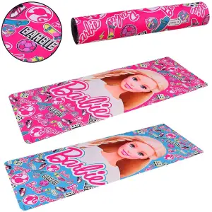 Килимок для йоги та фітнесу Barbie BY0101 173см 61см 6мм Рожевий Барбі Без бренду