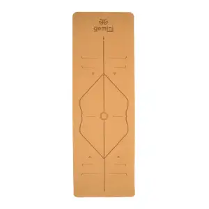 Килимок для йоги пробковий каучуковий Gemini Sport CTY-0682 183см 61см 5мм