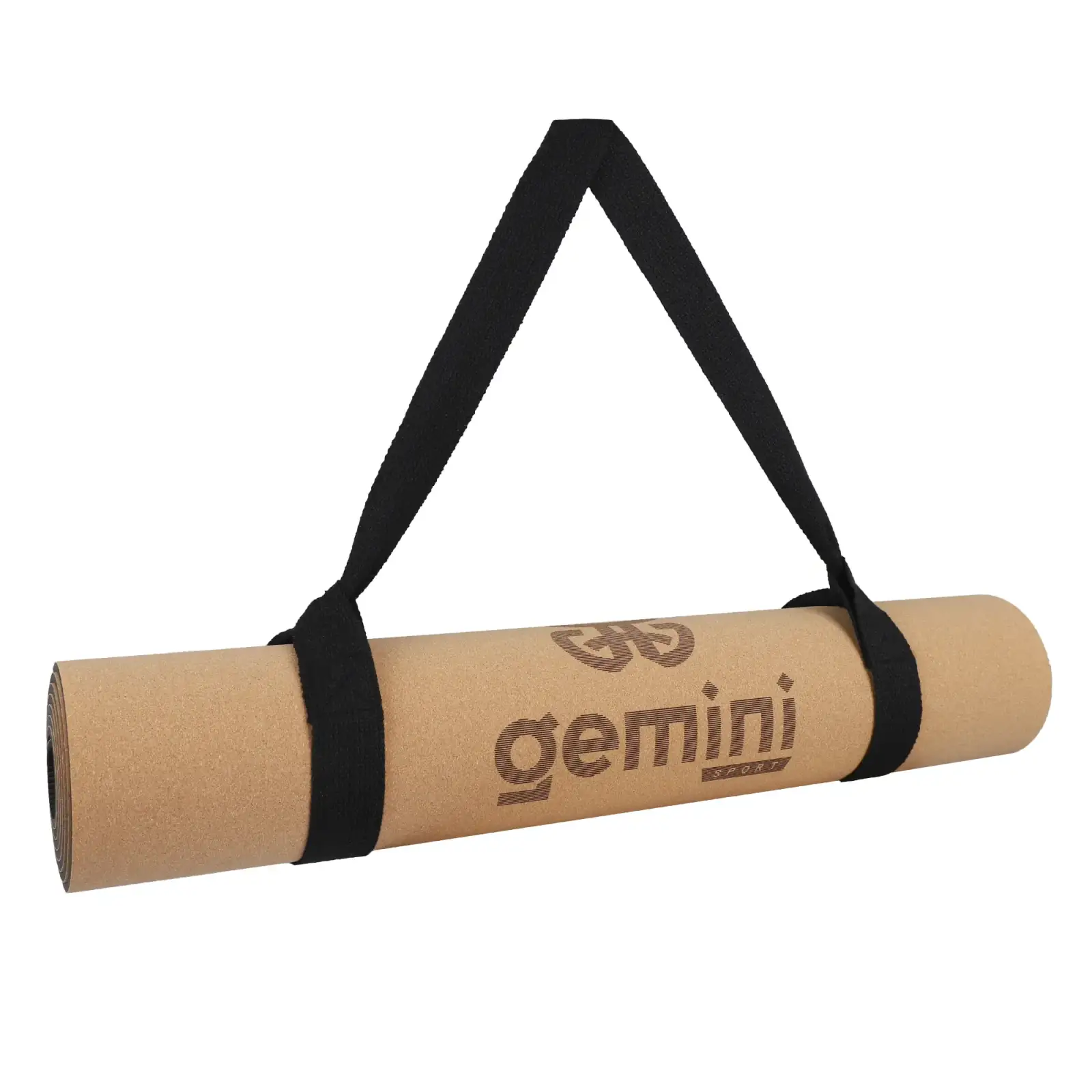 Коврик для йоги пробковый каучуковый Gemini Sport 183см*61см*5мм CTY-0682