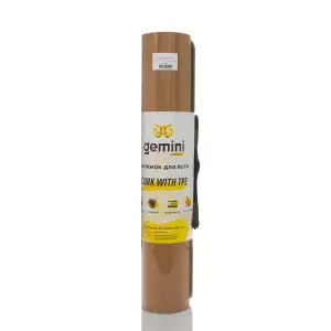 Коврик для йоги пробковый каучуковый Gemini Sport 183см*61см*5мм CTY-0683
