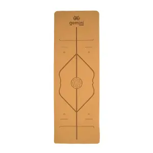 Килимок для йоги пробковий каучуковий Gemini Sport CTY-0683 183см 61см 5мм