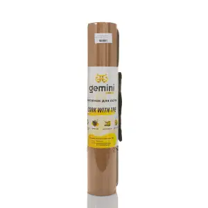 Коврик для йоги пробковый каучуковый Gemini Sport 183см*61см*5мм CTY-0684