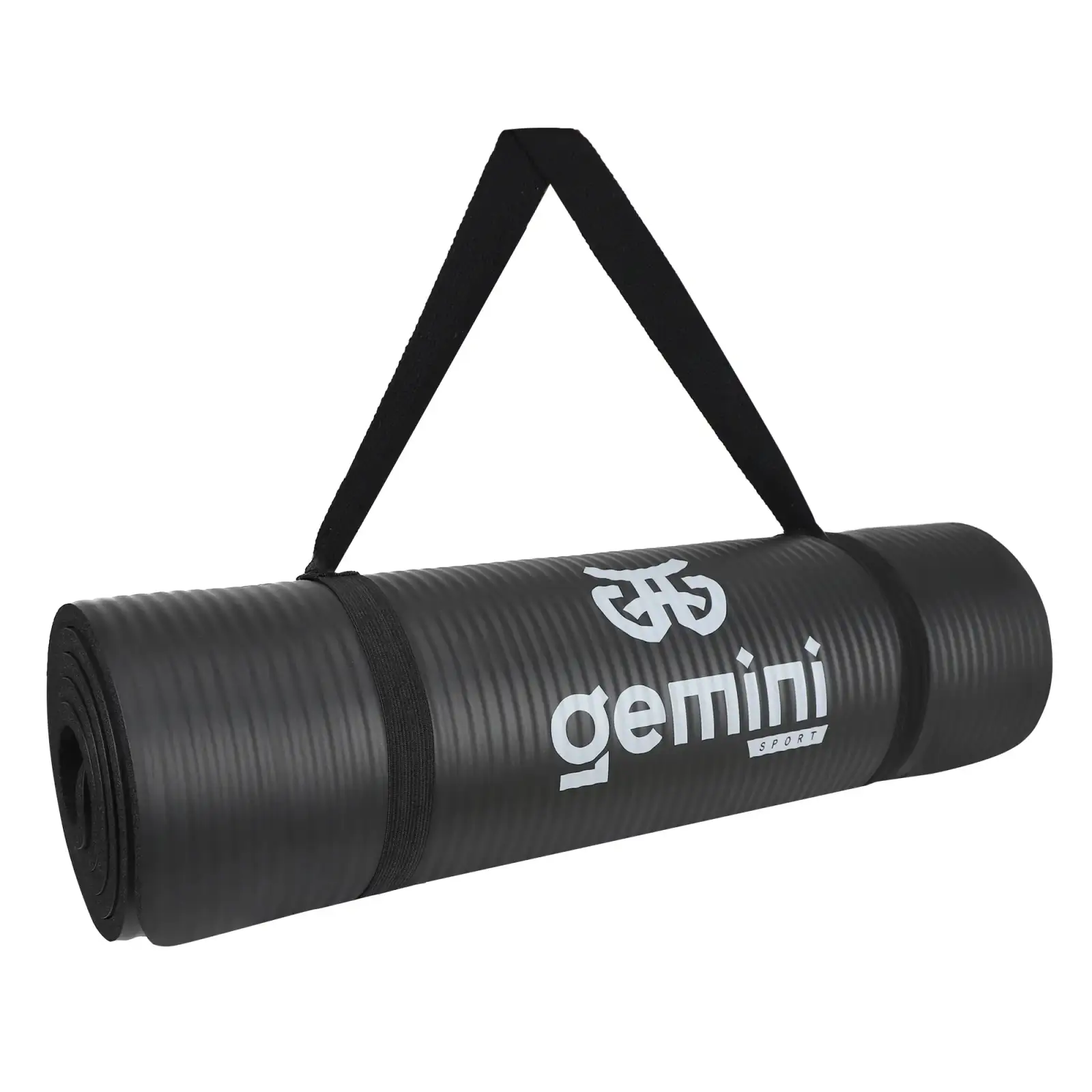 Коврик для туризма и фитнеса NBR Gemini Pro черный 183cm*61cm*1cm NBRY-10BK Gemini Sport