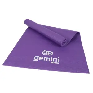 Килимок для фітнесу та йоги PVC Gemini Sport PVCY-4PUR 173см 61см 4мм Фіолетовий