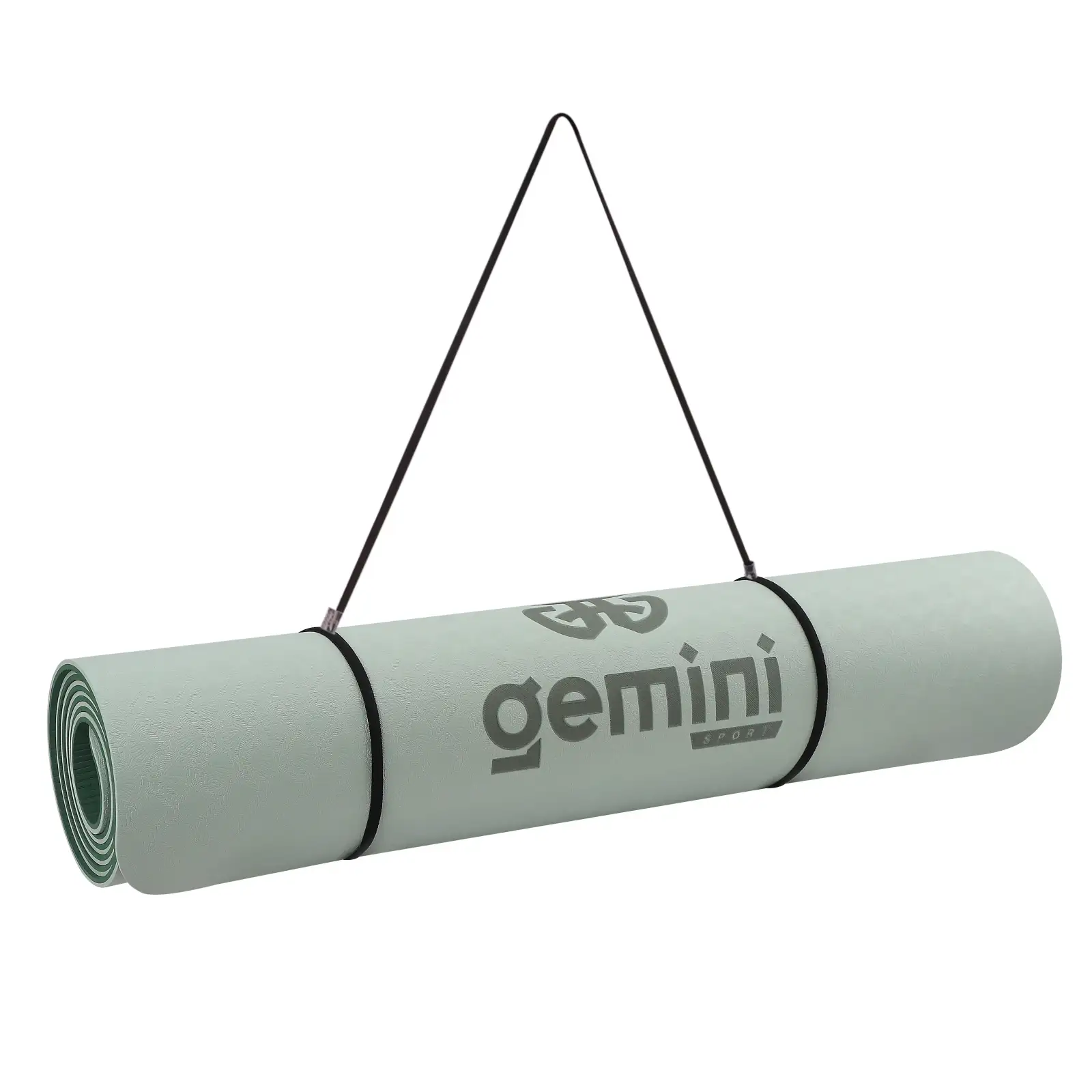 Килимок для фітнесу та йоги Gemini Sport TPE+TC 6мм GE-60025