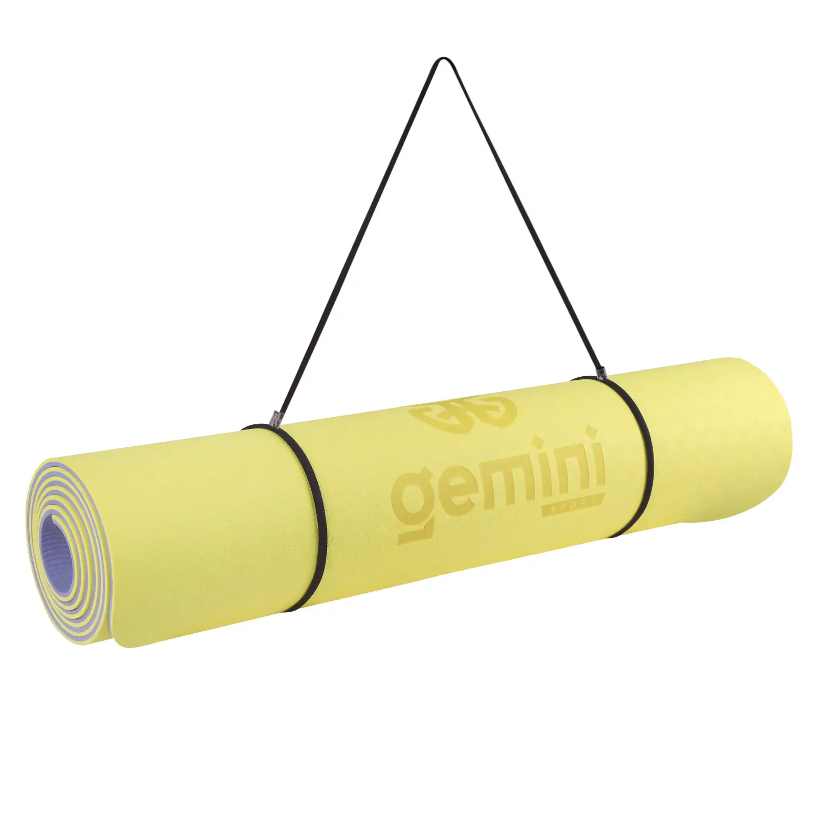 Коврик для фитнеса и йоги Gemini Sport TPE+TC 6мм GE-60028