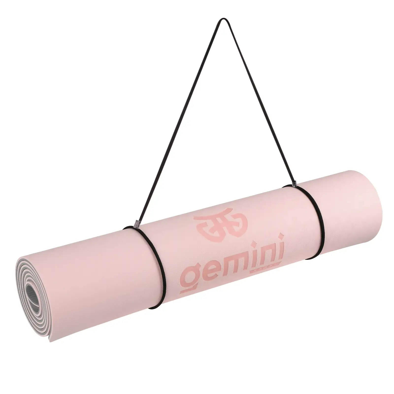 Килимок для фітнесу та йоги Gemini Sport TPE+TC 6мм GE-60033