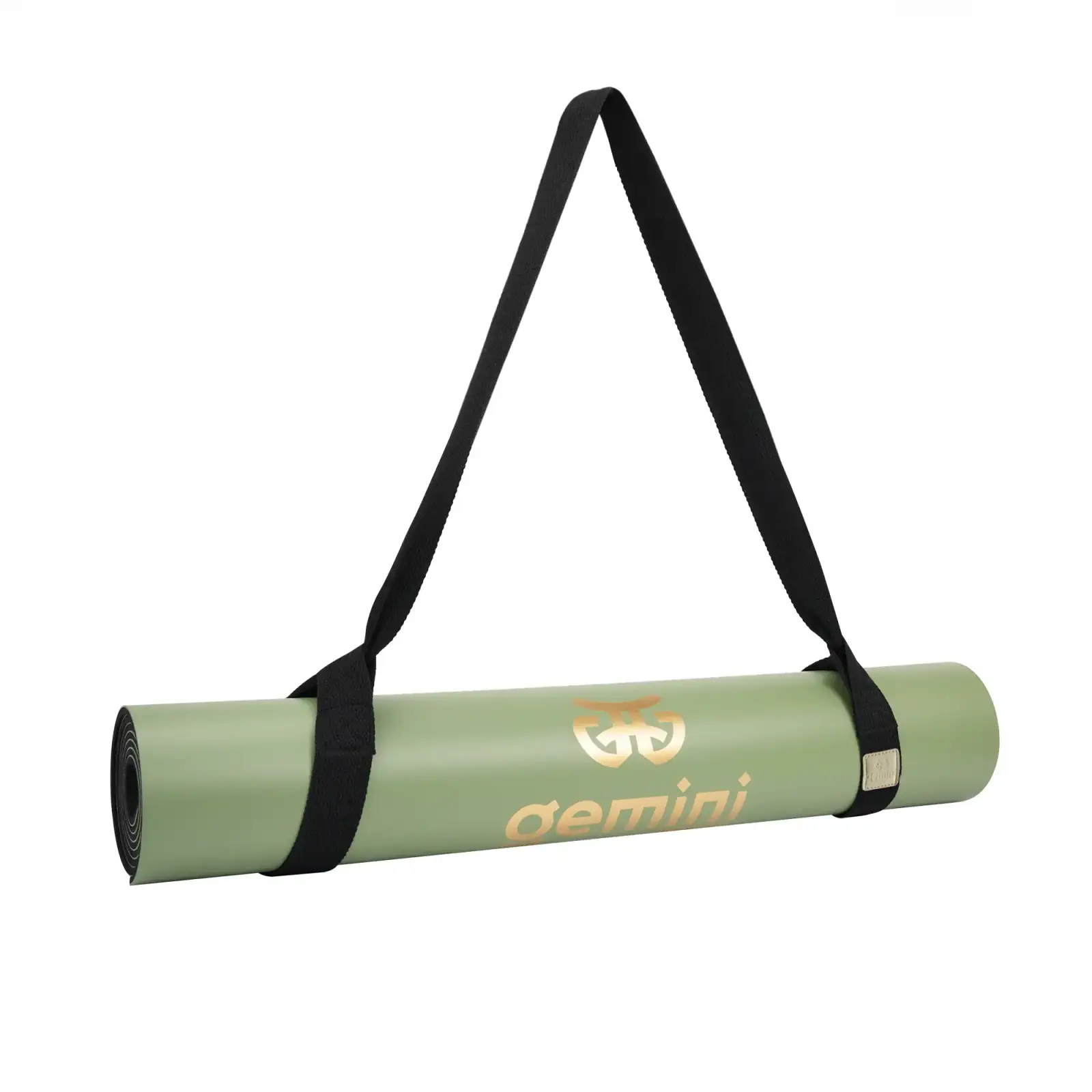 Коврик для йоги каучуковый полиуретан Gemini Sport Pro 183см*68см*5мм PUY-3900-1 оливковый