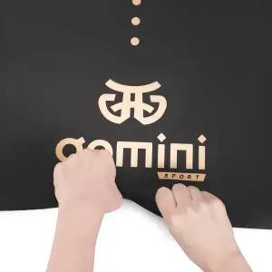 Килимок для йоги каучуковий поліуретан Gemini Sport Pro 183см*68см*5мм PUY-3900-8 чорний