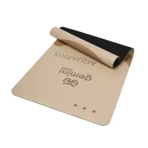 Килимок для йоги каучуковий поліуретан Pro Zodiac AQUARIUS Gemini Sport Pro Водолій 183см*68см*5мм PUY-4900-8