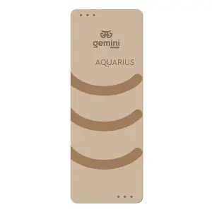 Килимок для йоги каучуковий поліуретан Pro Zodiac AQUARIUS Gemini Sport Pro Водолій 183см*68см*5мм PUY-4900-8